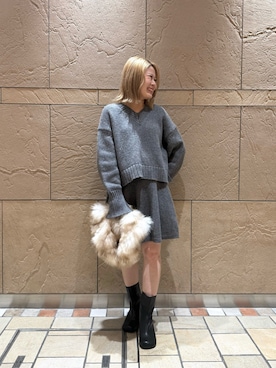 「GALENA（LOUNGEDRESS）（ガレナ）のアイテム」を使った、runa🌛さん（レディース・152cm）の秋コーディネート