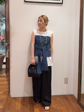 「LOUNGEDRESS（ラウンジドレス）のアイテム」を使った、runa🌛さん（レディース・152cm）の夏コーディネート