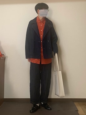 「epnok（エプノック）のアイテム（デニムジャケット）」を使った、Kaiseiさん（メンズ・164cm）の秋コーディネート
