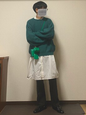 「re_k by JUNRED（レクバイジュンレッド）のアイテム（バッグ）」を使った、Kaiseiさん（メンズ・164cm）の秋コーディネート