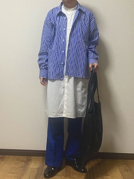 「JUNRED（ジュンレッド）のアイテム（バッグ）」を使った、Kaiseiさん（メンズ・164cm）の秋コーディネート