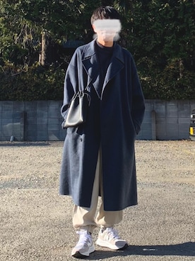 「JUNRED（ジュンレッド）のアイテム（トレンチコート）」を使った、Kaiseiさん（メンズ・164cm）の冬コーディネート