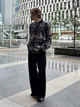 「cii（シー）のアイテム」を使った、KE-ICHIさん（メンズ・177cm）の秋コーディネート