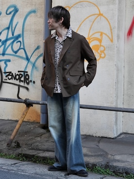 KE-ICHIさん（メンズ・177cm）の春コーディネート