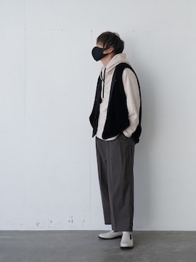 「CASPER JOHN（キャスパージョン）のアイテム（ブーツ）」を使った、KE-ICHIさん（メンズ・177cm）の秋コーディネート
