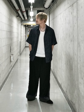 「cii（シー）のアイテム」を使った、KE-ICHIさん（メンズ・177cm）の夏コーディネート