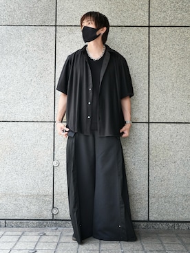 「cii（シー）のアイテム」を使った、KE-ICHIさん（メンズ・177cm）の夏コーディネート