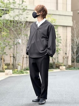 「チュニック」｜KE-ICHIさん（メンズ・177cm）の春コーディネート