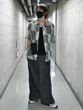 「cii（シー）のアイテム」を使った、KE-ICHIさん（メンズ・177cm）の夏コーディネート