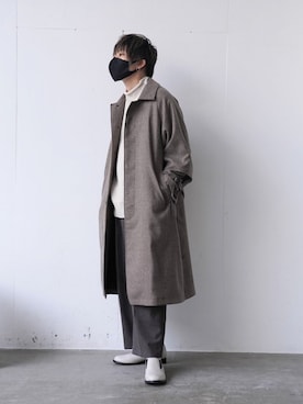 「CASPER JOHN（キャスパージョン）のアイテム（その他アウター）」を使った、KE-ICHIさん（メンズ・177cm）の秋コーディネート