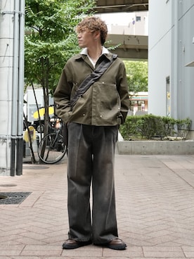 「cii（シー）のアイテム」を使った、KE-ICHIさん（メンズ・177cm）の夏コーディネート