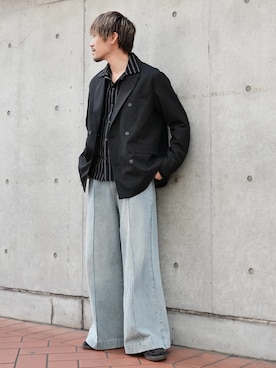 KE-ICHIさん（メンズ・177cm）の冬コーディネート