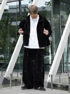 「セットアップスタイル」｜「アイテム（アクセサリー）」を使った、KE-ICHIさん（メンズ・177cm）の秋コーディネート