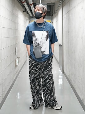 「cii（シー）のアイテム」を使った、KE-ICHIさん（メンズ・177cm）の夏コーディネート