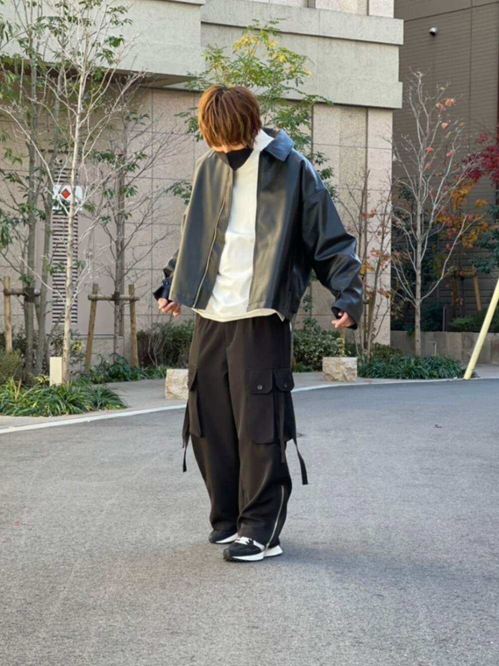 shiki tokyo(シキトウキョウ)の「OVERSIZED SYNTHETIC LEATHER ZIP shiki tokyo(シキトウキョウ)の「OVERSIZED SYNTHETIC LEATHER ZIP