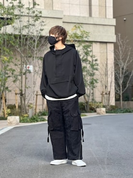 「CASPER JOHN」｜「アイテム（その他トップス）」を使った、KE-ICHIさん（メンズ・177cm）の冬コーディネート