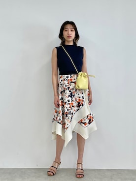 清水 みゆきさん（レディース・157cm）の春コーディネート