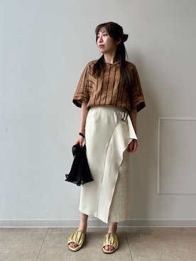 清水 みゆきさん（レディース・158cm）の春コーディネート