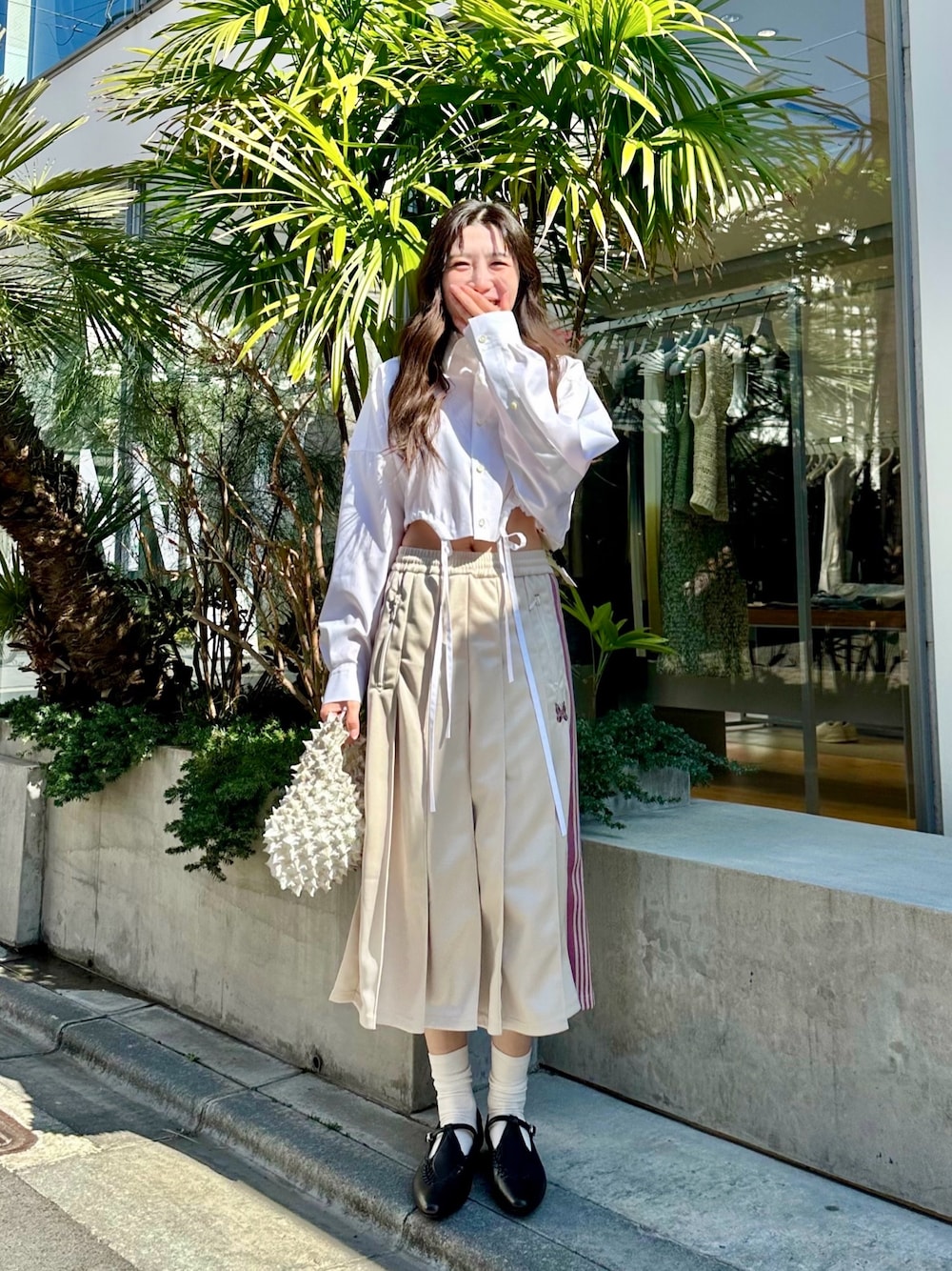 Needlesのスカートを使った人気ファッションコーディネート（ユーザー