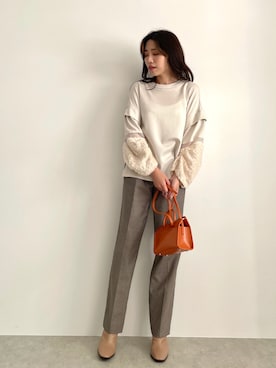 清水 みゆきさん（レディース・157cm）の秋コーディネート