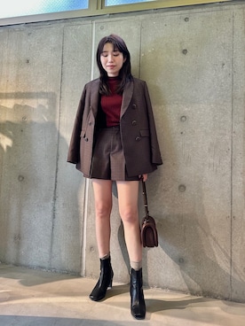 清水 みゆきさん(レディース・158cm)の秋コーディネート