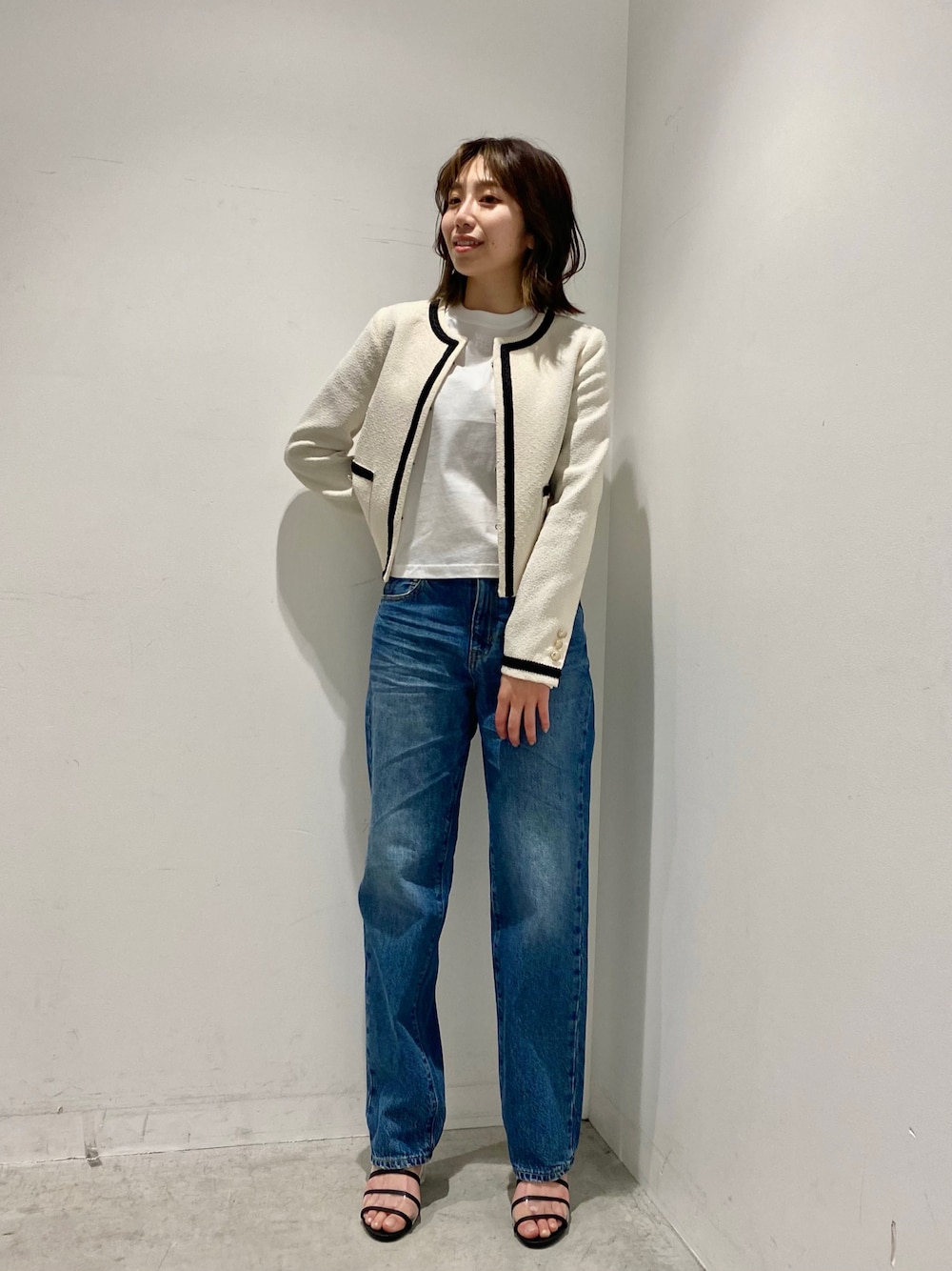 LOVELESS（ラブレス）の「【ドラマ着用商品】ツィードノーカラー