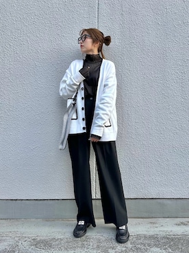 清水 みゆきさん（レディース・158cm）の冬コーディネート