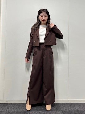 清水 みゆきさん（レディース・158cm）の秋コーディネート