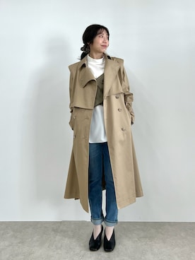 清水 みゆきさん（レディース・157cm）の冬コーディネート