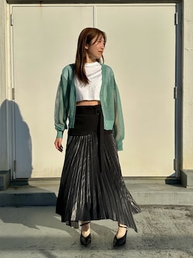 清水 みゆきさん（レディース・158cm）の春コーディネート