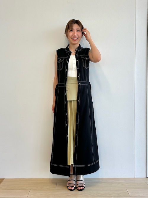 セール】【ドラマ着用商品】カマーコンビプリーツスカート