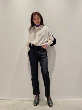 清水 みゆきさん（レディース・157cm）の秋コーディネート