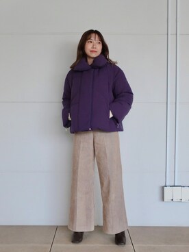 清水 みゆきさん（レディース・157cm）の冬コーディネート