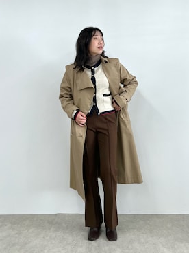 清水 みゆきさん（レディース・157cm）の冬コーディネート