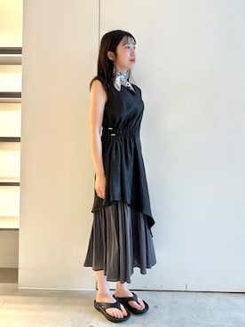 清水 みゆきさん（レディース・158cm）の春コーディネート