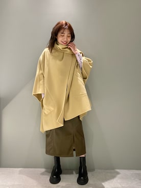 清水 みゆきさん（レディース・157cm）の秋コーディネート