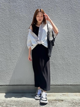 清水 みゆきさん（レディース・158cm）の春コーディネート