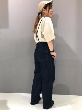 「SEVENDAYS=SUNDAY（セブンデイズサンデイ）のアイテム（Tシャツ/カットソー）」を使った、maikoさん（レディース・157cm）の秋コーディネート