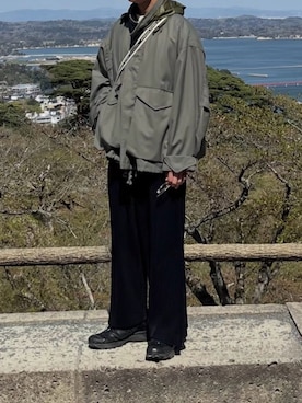 「BEAMS（ビームス）のアイテム」を使った、棋士藤井聡太の将棋トレーニングさん（メンズ・166cm）の秋コーディネート