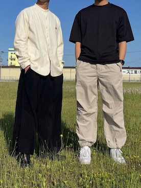 「DANTON（ダントン）のアイテム」を使った、棋士藤井聡太の将棋トレーニングさん（メンズ・166cm）の秋コーディネート