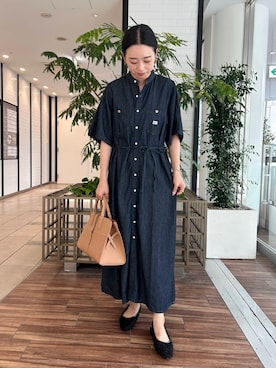 「ここでしか手に入らない別注アイテム」｜MIREIさん（レディース・165cm）の夏コーディネート