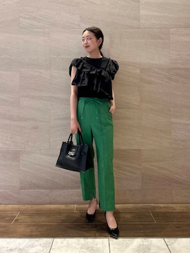 「URBAN RESEARCH ROSSO WOMEN（アーバンリサーチ　ロッソ）のアイテム（パンプス）」を使った、MIREIさん（レディース・165cm）の春コーディネート