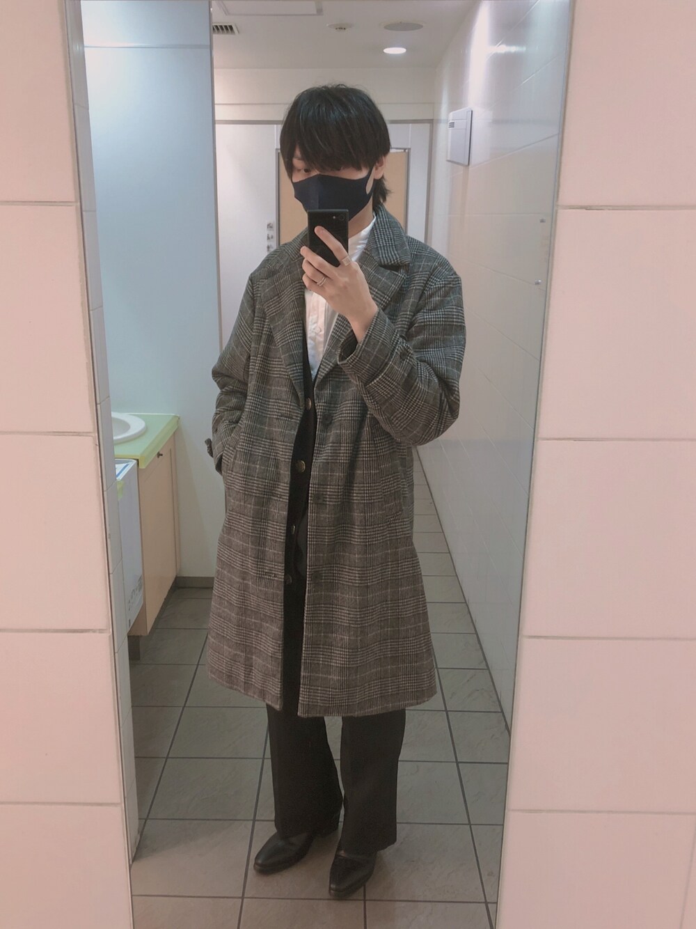 「大人カジュアル、今日のコーデ、ootd、シンプルコーデ、私の推しブランド、いいね、save、フォローお願いします🤑、カーディガン、スラックス、グレンチェック、おしゃれさんと繋がりたい、お洒落さんとつながりたい、メンズファッション、メンズコーデ」｜「G.O.Cのアイテム（ジャケット/アウター、グレー系）」を使った、たくさん（メンズ・180cm）の冬コーディネートの1枚目の写真