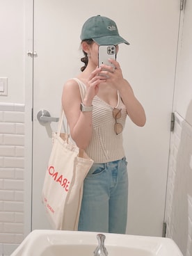 「MELROSE（メルローズ）のアイテム」を使った、ゆさん（レディース・160cm）の夏コーディネート