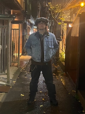 「アイテム（ウォレットチェーン）」を使った、コーン/Corn🌽さん（メンズ・174cm・30代）の秋コーディネート