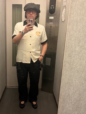 RUDE GALLERYのキャスケットを使ったメンズ人気ファッション