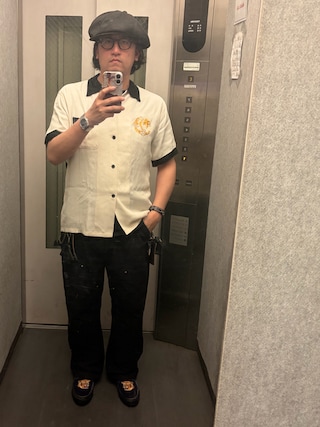 RUDE GALLERYのキャスケットを使ったメンズ人気ファッション