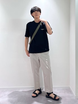「アイテム（ショルダーバッグ）」を使った、おませさん（メンズ・175cm）の夏コーディネート