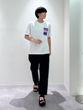 「アイテム（サンダル）」を使った、おませさん（メンズ・175cm）の夏コーディネート