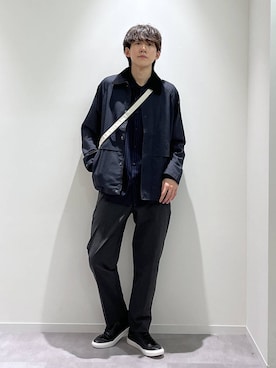 「アイテム（ミリタリージャケット）」を使った、おませさん（メンズ・175cm）の秋コーディネート